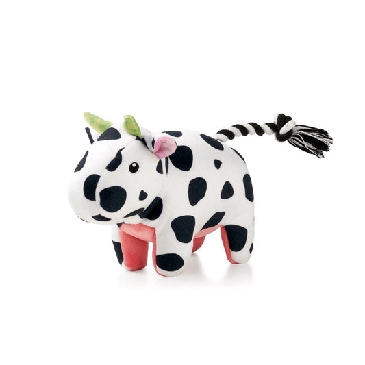 Cow Claire Squeaky & Tug Toy by Max & Molly