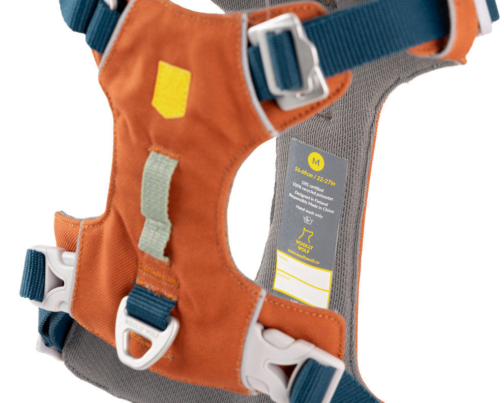 Alpha 360 Dog Harness - Terracotta Mix | Sustainable & "Easy-On" Design