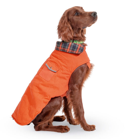 Orange Field coat